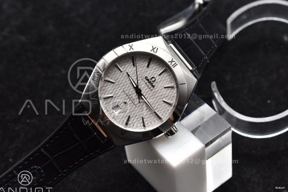 Strap Gray SS Clone A8900 Constellation Best Edition 1:1 VSF Black Gummy on Dial Super 1222